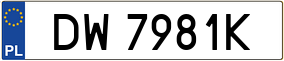 Truck License Plate